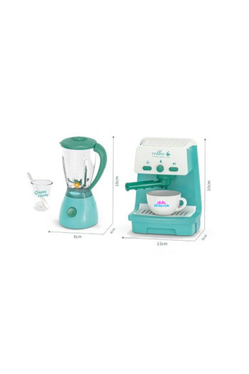 hediyecik Oyuncak Blender ve Kahve Makinesi Işıklı Müzikli Oyun Seti