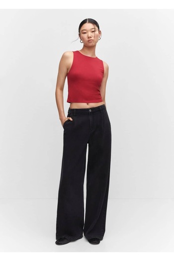 MANGO Woman Modal cropped blouse
