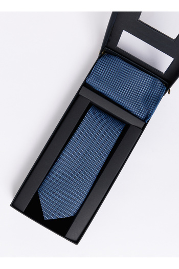 ALTINYILDIZ CLASSICS Altınyıldız Classics Blue - Navy Blue Men's Tie Handkerchief Tk 4A4124100508
