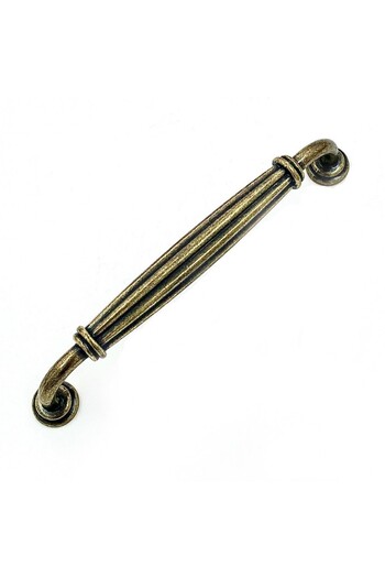KOÇSAN Kardelen Antique Yellow 128 mm Handle Luxury Country Kitchen Furniture Cabinet Drawer Handle