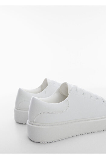 MANGO Beyaz Kadın Sneaker 47024436