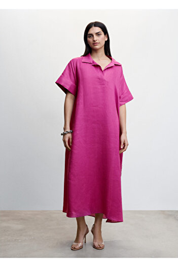 MANGO Purple Women's Dress47065923