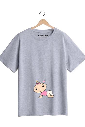 BENROMA PRINTED PREGNANT TSHIRT