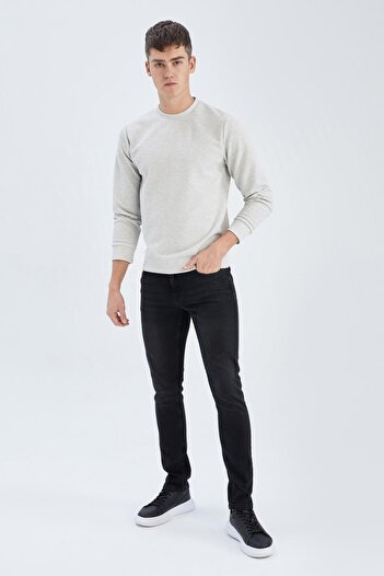 DeFacto Pedro Slim Fit Narrow Fit Regular Waist Narrow Leg Jean Pants R8788az23sp