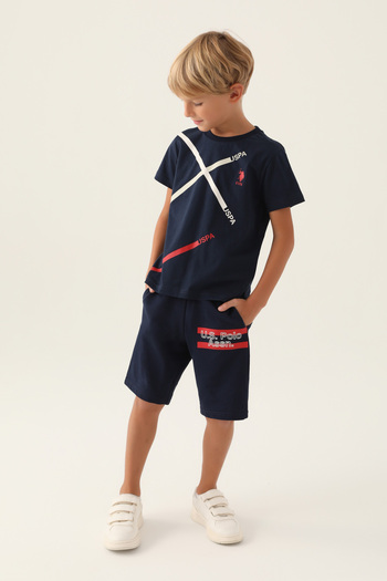 U.S. Polo Assn. Boy, Licensed, USPA-T-shirt Bermuda Suit