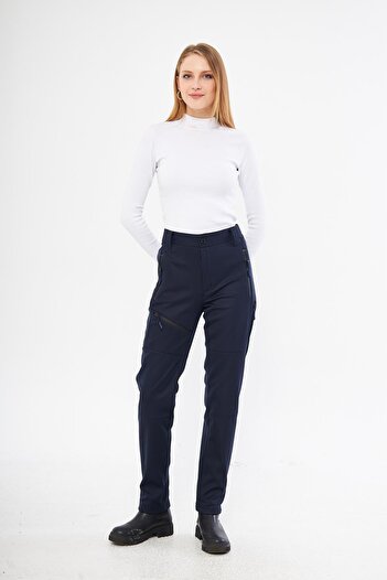 GHASSY CO. Women's Tactical Outdoor Waterproof Softshell Trousers with Fleece Inside