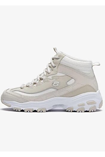 SKECHERS D'lites - Comfy Times Γυναικείες Κρεμ Μπότες 66666244 NAT- φαρδιά εφαρμογή