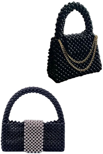 uniquehobby 1kg 14mm Plastic Perforated Full Pearl Bag Accessory Making