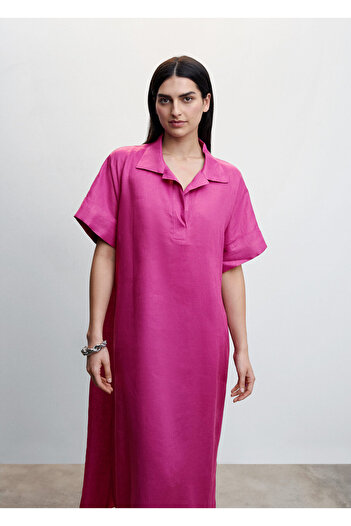 MANGO Purple Women's Dress47065923