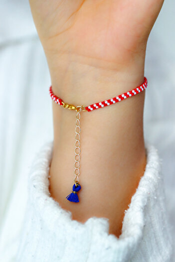 Kübüşün Atölyesi Ka-013 Miyuki Martençka Bracelet Set - Full Tour Chain Closure - Wish Bracelet - Set of 2