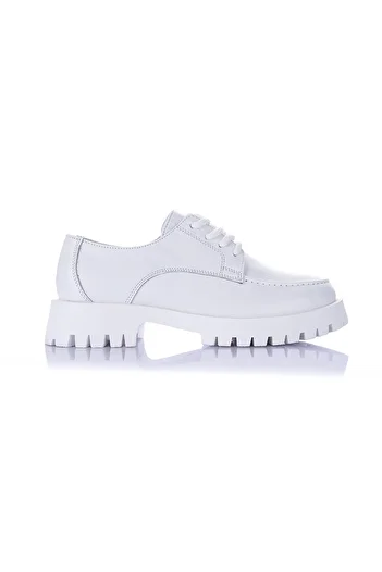 Getcho Donat Women's Lace-Up White Casual Shoes