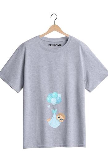 BENROMA PRINTED PREGNANT TSHIRT