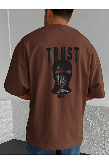 BENROMA Trust Printed Unisex Oversize T-Shirt