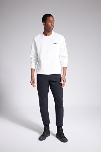 DeFacto Regular Fit Crew Neck Sweatshirt Z3149az23sp