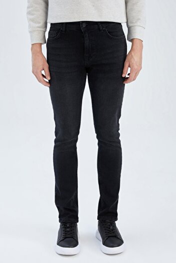 DeFacto Pedro Slim Fit Narrow Fit Regular Waist Narrow Leg Jean Pants R8788az23sp