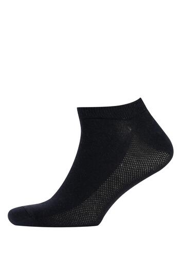 DeFacto Men's 3-Piece Cotton Booties Socks Z7252azns