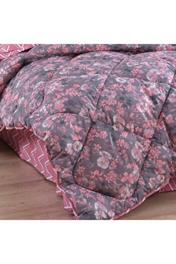 Hobby Alanza Pudra - Poplin Çift Kişilik Uyku Seti
