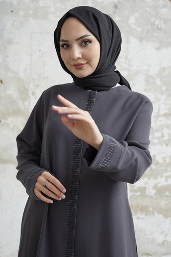 InStyle Ferace with Stone Robe Detail - Anthracite