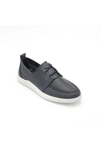 Pepita 5591 Genuine Leather Casual Men's Shoes Navy Blue