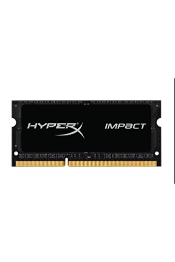Alfamaks Bilgisayar Kingston HyperX Impact Black 8GB 1600MHz 1.35v DDR3 Notebook Ram (HX316LS9IB/8)