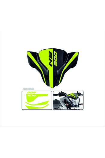 SEÇ Autocolant pentru cap față Pulsar NS200 Autocolant Moto