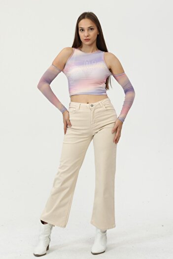 Miss Murem Purple Chiffon Barbie Blouse