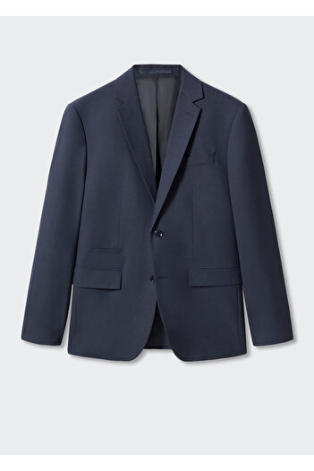MANGO Man Jachetă blazer pentru bărbați Ink Color47065836