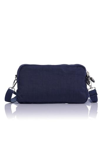 Getcho Moby Navy Blue Multi-Eye Waterproof Women's Crossbody Bag Lightweight Fabric, Zippered, Daily Color Model