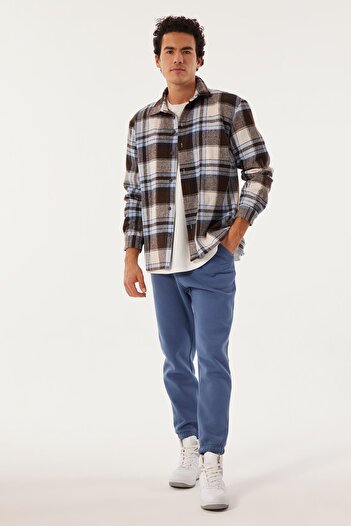 DeFacto Regular Fit Checkered Lumberjack Long Sleeve Shirt W7413az23sp