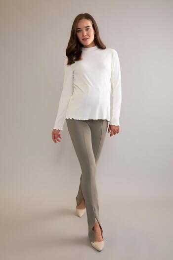 DeFacto High Waist Slit Leg Maternity Pants Z1080az22au