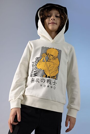 DeFacto Bedrucktes Kapuzensweatshirt für Jungen Z4592a623sp