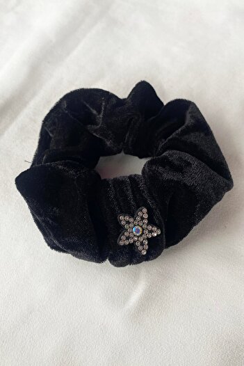 TAKIŞTIR Black Stone Bagel Buckle with Star Figure