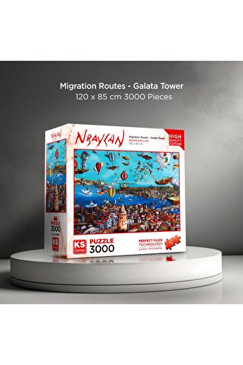 Ks Games 3000 Piece Galata Tower Puzzle