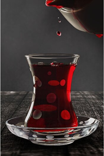 DECOSTYLE طقم شاي من 12 قطعة من باشابتشي