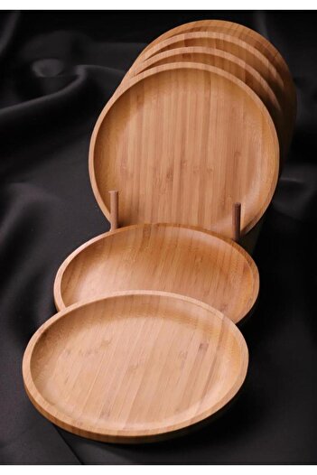 Bambum Penne Serving Plate Round 25 Cm - Set of 6