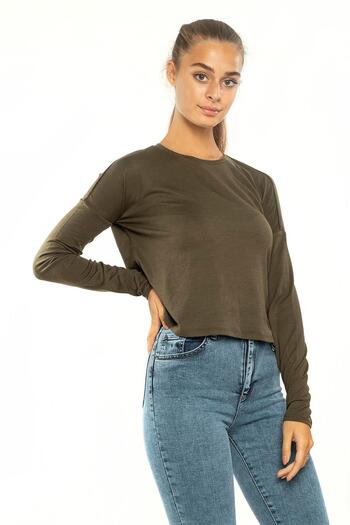 Miss Murem Basic Bady-khaki Green