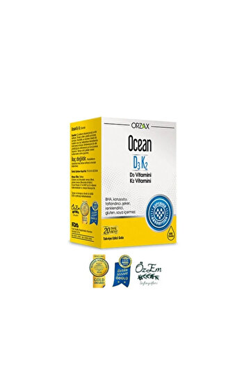 Ocean 20mlDropsVitaminD3k2 Food Supplement