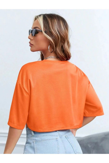 Machetta Γυναικείο μπλουζάκι California Printed Oversize Crop
