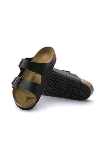 Birkenstock Μαύρες παντόφλες Unisex με διπλή πόρπη - 051793 V3