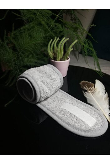 MEŞELİ TEKSTİL Gray Athlete Hair Band