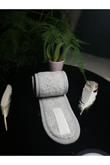 MEŞELİ TEKSTİL Gray Athlete Hair Band