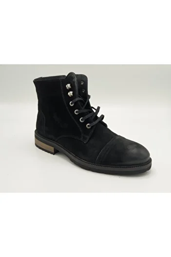MARCOMEN 9599 Μαύρες Suede Ανδρικές Μπότες