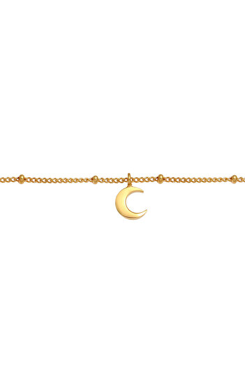 ELLI Náhrdelník pro ženy - Choker Top Crescent, Astro 925 Silver