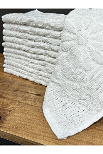 AYHANHOME 12 Pieces White Kitchen Drying Cloth, Hand Towel 30x25cm