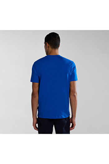 Napapijri P0A4HTOB2L1-R Napapijri S-Aylmer Erkek T-Shirt Mavi