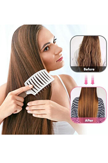 ruby face LOOKING HAIR BRUSH - TENDED HAIR BRUSH FOR WET HAIR