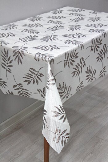DDHOME Non-Slip PVC Wipeable Oilcloth Tablecloth 003-Cahveyaprak