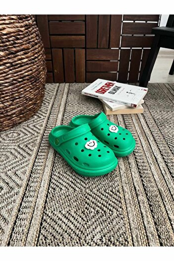 Behtah Kundura Girls Boys Kids Soft Sole Jibbitz Fancy Gift Closed Front Garden Pool Daily Sandals Slippers