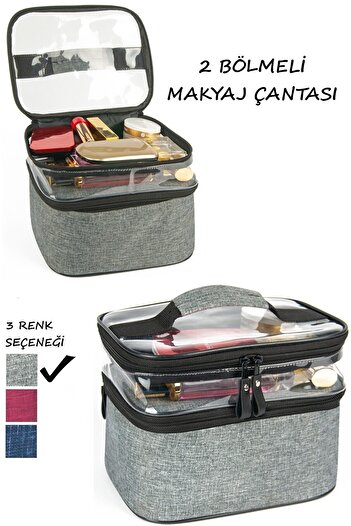 Ankaflex Multi-Purpose Women's Makeup Bag for Practical Care and Travel - Organizer