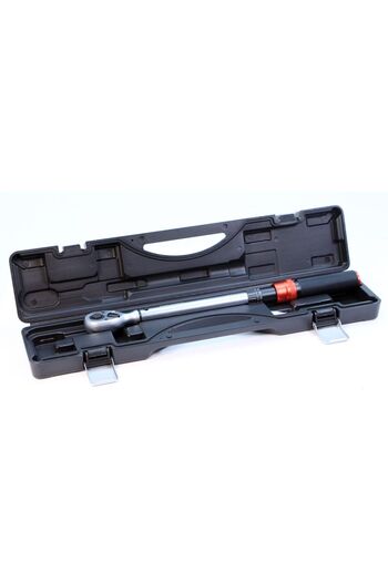 Worldforce Torque Wrench 1/2" 40-220 NM Professional with Bag 72 Teeth Ratchet